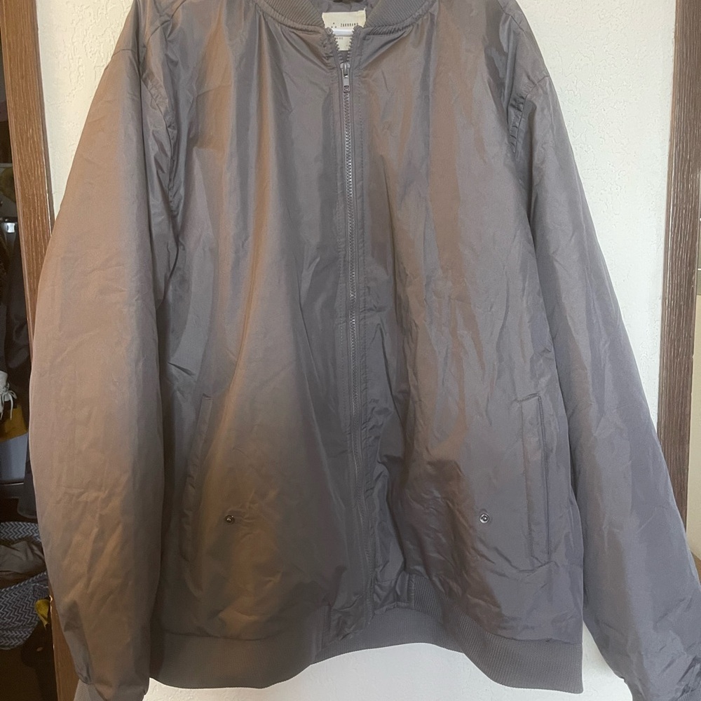 ZAKBRAND Men's Gray Bomber Jacket